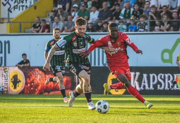 Fussball Österreich, Admiral Bundesliga Europacup-Playoff Finale ECL 2025 2026, SV Oberbank Ried vs. SK Rapid Wien (SKR) - BWT x Oberösterreichische Arena (Ried): Philipp Pomer (SV Oberbank Ried) Copyright: xLukasxBierederx