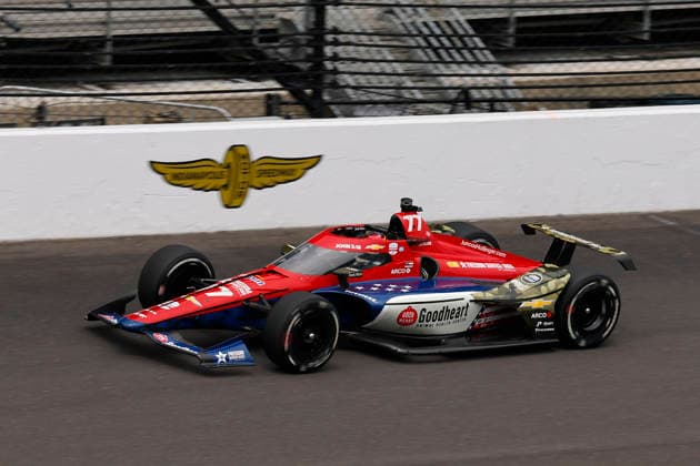 INDIANAPOLIS, IN - MAY 22: Sting Ray Robb, Sting Ray Robb of the 77 Juncos Hollinger - Goodheart Chevroletduring practice for the NTT IndyCar, Indy Car, IRL, USA Series Miller Light Carb Day on May 22, 2026 at Indianapolis Motor Speedway in Indianapolis, IN. (Photo by Jeffrey Brown Icon Sportswire) AUTO: MAY 22 NTT IndyCar Series Miller Lite Carb Day EDITORIAL USE ONLY Icon052226032