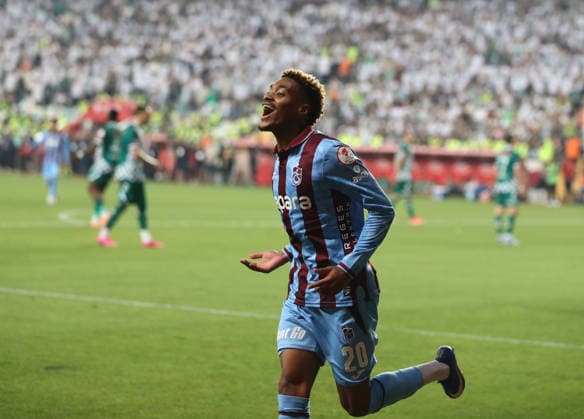 Turkish Cup Final: Trabzonspor v TUMOSAN Konyaspor ANTALYA, TURKIYE - MAY 22: Wagner Pina of Trabzonspor celebrates after a goal during Turkish Cup final between Trabzonspor and TUMOSAN Konyaspor at Corendon Airlines Park Antalya Stadium in Antalya, Turkiye on May 22, 2026. Fatih Hepokur Anadolu Antalya Turkey. Editorial use only. Please get in touch for any other usage.  Copyright: x2026xAnadoluxFatihxHepokurx