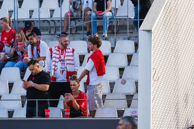 Sasha Moelder im RWE Trikot im Stadion Rot-Weiss Essen vs. SpVgg Greuther Fuerth, Fussball, 2.Bundesliga-Relegation 2025 26, Relegation-Hinspiel, Saison 2025 26, 22.05.2026, DFL REGULATIONS PROHIBIT ANY USE OF PHOTOGRAPHS AS IMAGE SEQUENCES AND OR QUASI-VIDEO, Rot-Weiss Essen vs. FC Ingolstadt 04, Fussball, 2.Bundesliga-Relegation 2025 26, Relegation-Hinspiel, Saison 2025 26, 22.05.2026 Essen Copyright: xEibner-Pressefoto LukasxBaldygax EP_LBA
