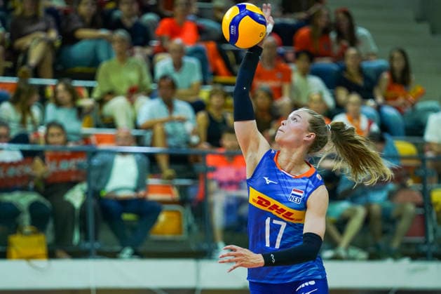 2026-05-22 Netherlands v Ukraine - Four Nations Cup APELDOORN, NETHERLANDS - MAY 22: Iris Vos of The Netherlands during the Four Nations Cup match between Netherlands and Ukraine at Omnisport on May 22, 2026 in Apeldoorn, Netherlands. Apeldoorn Omnisport Netherlands Content not available for redistribution in The Netherlands directly or indirectly through any third parties. Copyright: xAndrexWeeningx