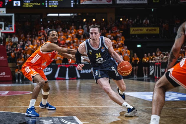 1. Basketball Bundesliga, easyCredit BBL, Saison 2025 2026, Herren, Playoffs, Viertelfinale, Spiel 3, 22.05.2026, RASTA Vechta - ALBA Berlin Justin Bean ( 34 - ALBA BERLIN) in Aktion Vechta RASTA Dome Niedersachsen Deutschland