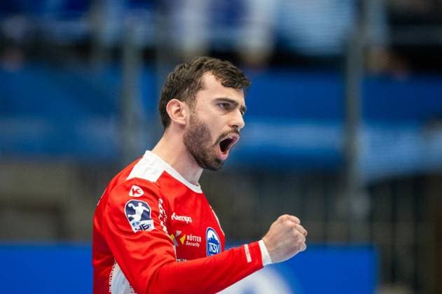 DAIKIN HBL HANDBALL HERREN 1. BL 32. SPIELTAG THSV EISENACH - TBV LEMGO LIPPE ** NUR FÜR REDAKTIONELLE ZWECKE ** EDITORIAL USE ONLY **<p>22 05 2026-Eisenach: DAIKIN HBL Handball 1. Bundesliga Herren Saison 2025 - 2026 32. Spieltag Werner Assmann Halle ThSV Eisenach - TBV Lemgo Lippe im Foto: Torhüter Matija Spikic 1 (ThSV Eisenach) ( Deutschland Thüringen Eisenach Copyright: SaschaxFromm