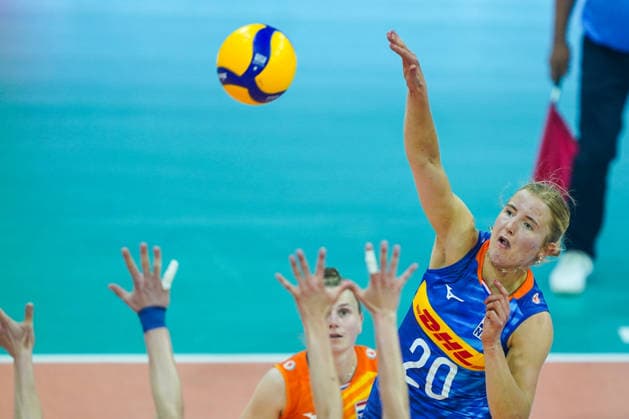 2026-05-22 Netherlands v Ukraine - Four Nations Cup APELDOORN, NETHERLANDS - MAY 22: Jet Kok of The Netherlands during the Four Nations Cup match between Netherlands and Ukraine at Omnisport on May 22, 2026 in Apeldoorn, Netherlands. Apeldoorn Omnisport Netherlands Content not available for redistribution in The Netherlands directly or indirectly through any third parties. Copyright: xAndrexWeeningx