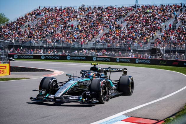 May 22, 2026, Montreal, Pq, CANADA: Mercedes driver Kimi Antonelli, of Italy, drives during the practice session at the Formula One auto racing Canadian Grand Prix in Montreal on Friday, May 22, 2026. Canada News - May 22, 2026  - ZUMAc35_ 20260522_zaf_c35_041 Copyright: xChristopherxKatsarovx
