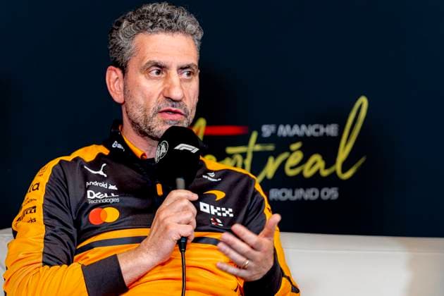 MONTREAL - McLaren Mastercard Formula 1 Team Principal Andrea Stella during the Formula 1 Canada Race at the Circuit Gilles Villeneuve on May 22, 2026 in Montreal, Canada. (Photo by DeFodi Images) -