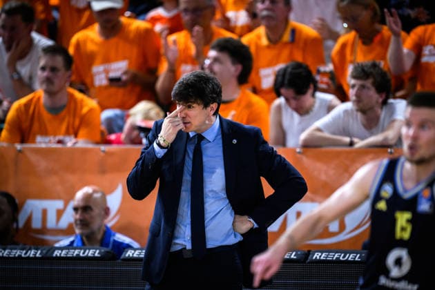 22.05.2026, Rasta Dome, Vechta Basketball, easyCredit Bundesliga, Playoffs Viertelfinale, Rasta Vechta vs. ALBA Berlin Pedro Calles (Trainer Headcoach Berlin)