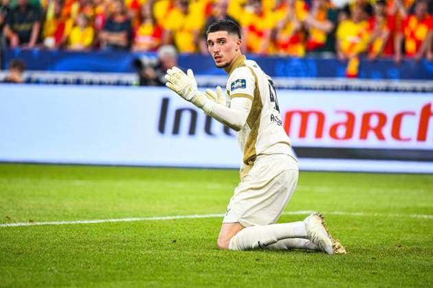 FOOTBALL : RC Lens vs OGC Nice - Coupe de France - Finale - 22 05 2026 Robin Risser (RC Lens) Saint DenisFrance  Copyright: xBaptistexAutissierx