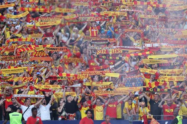 FINALE CDF - RC LENS - NICE PHOTOPQR VOIX DU NORD Matthieu BOTTE ; 22 05 2026 ; 20260522. Paris. foot direct Lens Nice. Photo matthieu botte French Cup final football match between RC Lens and OGC Nice at the Stade de France stadium, in Paris, on May 22, 2026.
