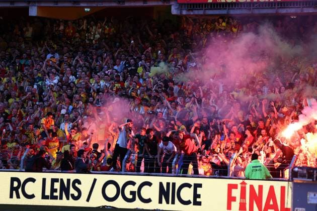 FINALE CDF - RC LENS - NICE PHOTOPQR VOIX DU NORD Maillard ; 22 05 2026 ; NO DAM .lens le 22 06 2026 ambiance finale coupe de France a lens bollaert.PHOTO LUDOVIC MAILLARD LA VOIX DU NORD French Cup final football match between RC Lens and OGC Nice at the Stade de France stadium, in Paris, on May 22, 2026.