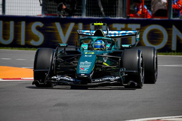 (14) Fernando Alonso - Aston Martin Aramco F1 Team during the Free Practice of Formula 1 AWS Canadian Grand Prix 2026 at Circuit Gilles Villeneuve in Montreal, Canada. Round 7 of the 2026 FIA Formula One World Championship, WM, Weltmeisterschaft held May 22-24, 2026. The Circuit Gilles Villeneuve on Ile Notre-Dame in Montreal, named after the legendary Ferrari driver, hosts the Sprint format for the seventh round. This event weekend features the F1 Sprint format, with a Sprint Shootout and Sprint Race in addition to the standard qualifying session and Grand Prix. Formula 1 AWS Canadian Grand Prix 2026 - Round 7 - Circuit Gilles Villeneuve F1-2026-R07-CAN