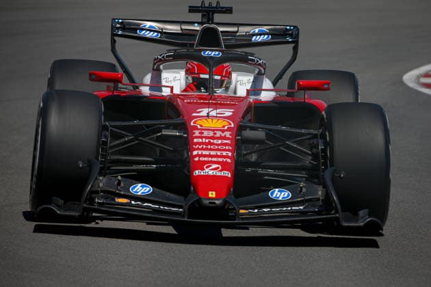 (16) Charles Leclerc - Scuderia Ferrari HP during the Free Practice of Formula 1 AWS Canadian Grand Prix 2026 at Circuit Gilles Villeneuve in Montreal, Canada. Round 7 of the 2026 FIA Formula One World Championship, WM, Weltmeisterschaft held May 22-24, 2026. The Circuit Gilles Villeneuve on Ile Notre-Dame in Montreal, named after the legendary Ferrari driver, hosts the Sprint format for the seventh round. This event weekend features the F1 Sprint format, with a Sprint Shootout and Sprint Race in addition to the standard qualifying session and Grand Prix. Formula 1 AWS Canadian Grand Prix 2026 - Round 7 - Circuit Gilles Villeneuve F1-2026-R07-CAN