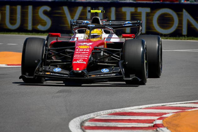 (44) Lewis Hamilton - Scuderia Ferrari HP during the Free Practice of Formula 1 AWS Canadian Grand Prix 2026 at Circuit Gilles Villeneuve in Montreal, Canada. Round 7 of the 2026 FIA Formula One World Championship, WM, Weltmeisterschaft held May 22-24, 2026. The Circuit Gilles Villeneuve on Ile Notre-Dame in Montreal, named after the legendary Ferrari driver, hosts the Sprint format for the seventh round. This event weekend features the F1 Sprint format, with a Sprint Shootout and Sprint Race in addition to the standard qualifying session and Grand Prix. Formula 1 AWS Canadian Grand Prix 2026 - Round 7 - Circuit Gilles Villeneuve F1-2026-R07-CAN