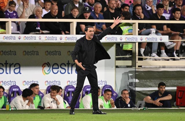 Fußball, Italien, AC Florenz - Atalanta Bergamo May 22, 2026, Florence, Italy: Atalanta s head coach Raffaele Palladino during the Italian serie A soccer match ACF Fiorentina vs Atalanta BC at Artemio Franchi Stadium in Florence, Italy, 22 May 2026.ANSA CLAUDIO GIOVANNINI. ACF Fiorentina Vs Atalanta BC  - ZUMAa110 20260522_zaf_a110_061 Copyright: xClaudioxGiovanninix