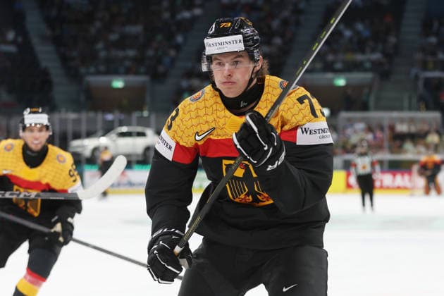 22.05.2026 Swiss Life Arena Zuerich , SCHWEIZ, Herren Eishockey IIHF World Championship, WM, Weltmeisterschaft Zurich 2026 Gruppe A GER - HUN Lukas Reichel (GER)