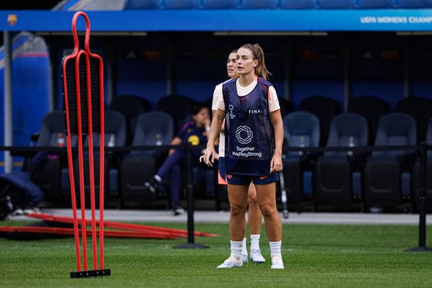 Alexia Putellas seen during the FC Barcelona, Barca Femeni Official Training Session before UEFA Womens Champions League 2026 final (Maciej Rogowski Ball Raw Images) Oslo Ullevaal Stadion Norway Copyright: xMaciejxRogowskix maciejrogowski_22052026_fcbarcelona-15