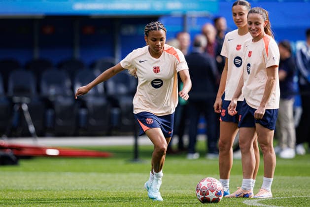 Vicky Lopez seen during the FC Barcelona, Barca Femeni Official Training Session before UEFA Womens Champions League 2026 final (Maciej Rogowski Ball Raw Images) Oslo Ullevaal Stadion Norway Copyright: xMaciejxRogowskix maciejrogowski_22052026_fcbarcelona-44