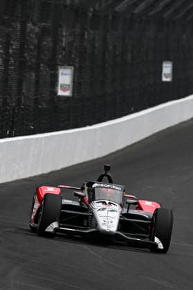 INDIANAPOLIS, IN - MAY 24: Mick Schumacher (47) Rahal Letterman Lanigan Racing Honda drives into turn one during practice on NTT IndyCar, Indy Car, IRL, USA Series Miller Lite Carb Day on May 22, 2026, at the Indianapolis Motor Speedway in Indianapolis, Indiana. (Photo by Michael Allio Icon Sportswire) AUTO: MAY 22 NTT IndyCar Series Miller Lite Carb Day EDITORIAL USE ONLY Icon116260522034