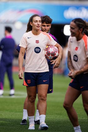 Alexia Putellas seen during the FC Barcelona, Barca Femeni Official Training Session before UEFA Womens Champions League 2026 final (Maciej Rogowski Ball Raw Images) Oslo Ullevaal Stadion Norway Copyright: xMaciejxRogowskix maciejrogowski_22052026_fcbarcelona-57