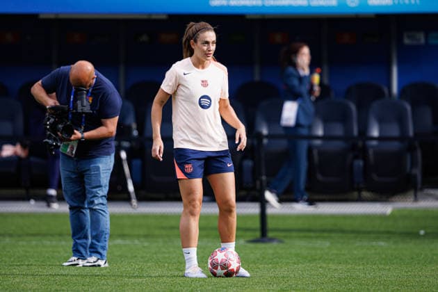 Alexia Putellas seen during the FC Barcelona, Barca Femeni Official Training Session before UEFA Womens Champions League 2026 final (Maciej Rogowski Ball Raw Images) Oslo Ullevaal Stadion Norway Copyright: xMaciejxRogowskix maciejrogowski_22052026_fcbarcelona-59