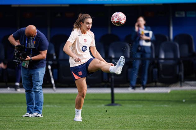 Alexia Putellas seen during the FC Barcelona, Barca Femeni Official Training Session before UEFA Womens Champions League 2026 final (Maciej Rogowski Ball Raw Images) Oslo Ullevaal Stadion Norway Copyright: xMaciejxRogowskix maciejrogowski_22052026_fcbarcelona-60