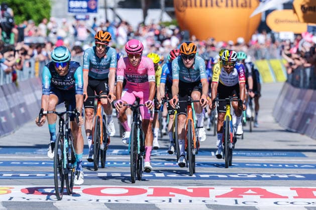 109th Giro d Italia 2026 - Stage 13 a 189km stage from Alessandria to Verbania - 22 05 2026 (C) Afonso Oliveira Eulalio of Portugal (Bahrain Victorious) seen at finish line during the 109th Giro d Italia 2026, Stage 13 a 189km stage from Alessandria to Verbania UCIWT on May 22, 2026 in Verbania, Italy *** 109th Giro d Italia 2026 Stage 13 a 189km stage from Alessandria to Verbania 22 05 2026 C Afonso Oliveira Eulalio of Portugal Bahrain Victorious seen at finish line during the 109th Giro d Italia 2026, Stage 13 a 189km stage from Alessandria to Verbania UCIWT on May 22, 2026 in Verbania, Italy Copyright: xBEAUTIFULxSPORTS Carabellix