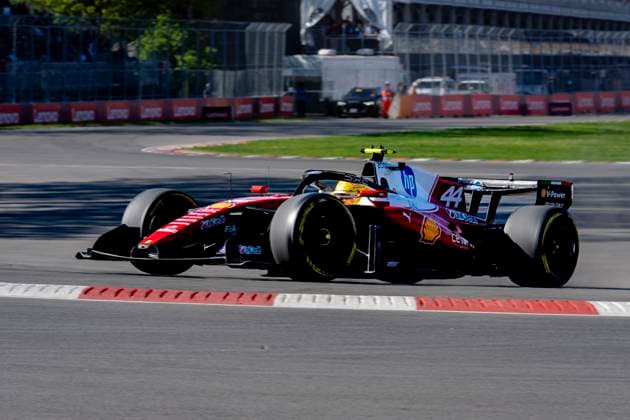 MONTREAL - Formula 1 driver Lewis Hamilton of Scuderia Ferrari HP during the Formula 1 Canada Race at the Circuit Gilles Villeneuve on May 22, 2026 in Montreal, Canada. (Photo by DeFodi Images) -