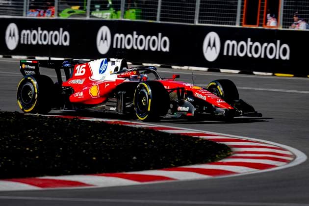 MONTREAL - Formula 1 driver Charles Leclerc of Scuderia Ferrari HP during the Formula 1 Canada Race at the Circuit Gilles Villeneuve on May 22, 2026 in Montreal, Canada. (Photo by DeFodi Images) -