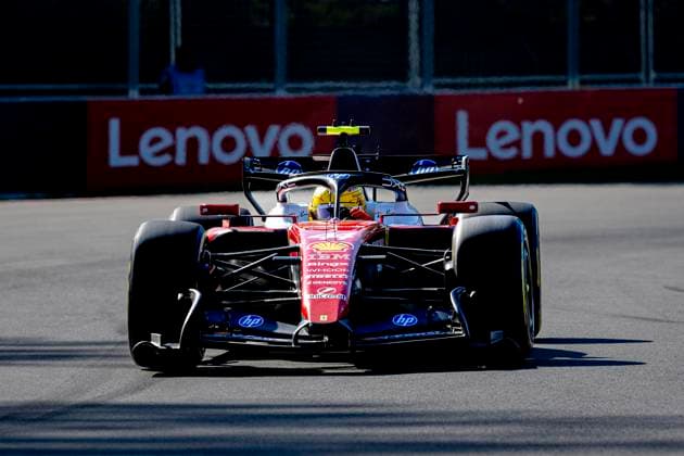 MONTREAL - Formula 1 driver Lewis Hamilton of Scuderia Ferrari HP during the Formula 1 Canada Race at the Circuit Gilles Villeneuve on May 22, 2026 in Montreal, Canada. (Photo by DeFodi Images) -