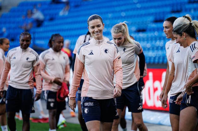 Damaris Egurrola seen during the OL Lyonnes Official Training Session before UEFA Womens Champions League 2026 final (Maciej Rogowski Ball Raw Images) Oslo Ullevaal Stadion Norway Copyright: xMaciejxRogowskix maciejrogowski_22_05_2026_lyoness-3