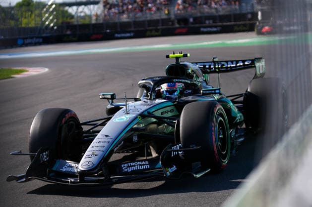 F1 Grand Prix of Canada - Sprint Qualifying MONTREAL, QUEBEC - MAY 22 : Kimi Antonelli of Italy and Mercedes-AMG Petronas F1 teamdrives during the Sprint Qualifying ahead of F1 Grand Prix of Canada at Circuit Gilles Villeneuve in Montreal, Quebec, Canada on May 22, 2026. Mert Alper Dervis Anadolu Montreal Canada. Editorial use only. Please get in touch for any other usage.  Copyright: x2026xAnadoluxMertxAlperxDervisx