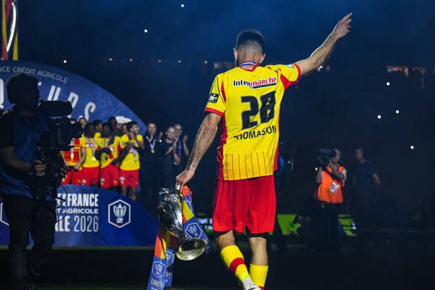FOOTBALL : RC Lens vs OGC Nice - Coupe de France - Finale - 22 05 2026 Adrien Thomasson (RC Lens) Saint DenisFrance  Copyright: xBaptistexAutissierx