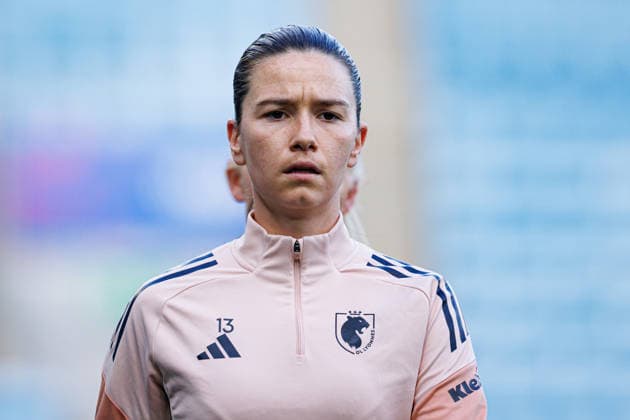 Damaris Egurrola seen during the OL Lyonnes Official Training Session before UEFA Womens Champions League 2026 final (Maciej Rogowski Ball Raw Images) Oslo Ullevaal Stadion Norway Copyright: xMaciejxRogowskix maciejrogowski_22_05_2026_lyoness-23