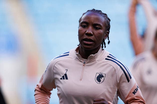 Vicki Becho seen during the OL Lyonnes Official Training Session before UEFA Womens Champions League 2026 final (Maciej Rogowski Ball Raw Images) Oslo Ullevaal Stadion Norway Copyright: xMaciejxRogowskix maciejrogowski_22_05_2026_lyoness-32