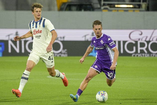 Fußball, Italien, AC Florenz - Atalanta Bergamo IPA84982750 - ALBERT GUDMUNDSSON during ACF Fiorentina vs Atalanta BC, Italian soccer Serie A match in Florence, Italy, May 22 2026  Copyright: xJacopoxCane IPAxSportx xx 84982750