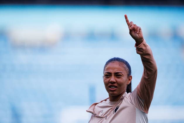 Selma Bacha seen during the OL Lyonnes Official Training Session before UEFA Womens Champions League 2026 final (Maciej Rogowski Ball Raw Images) Oslo Ullevaal Stadion Norway Copyright: xMaciejxRogowskix maciejrogowski_22_05_2026_lyoness-34