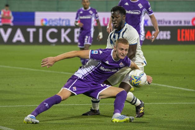 Fußball, Italien, AC Florenz - Atalanta Bergamo IPA84983025 - PIETRO COMUZZO during ACF Fiorentina vs Atalanta BC, Italian soccer Serie A match in Florence, Italy, May 22 2026  Copyright: xJacopoxCane IPAxSportx xx 84983025
