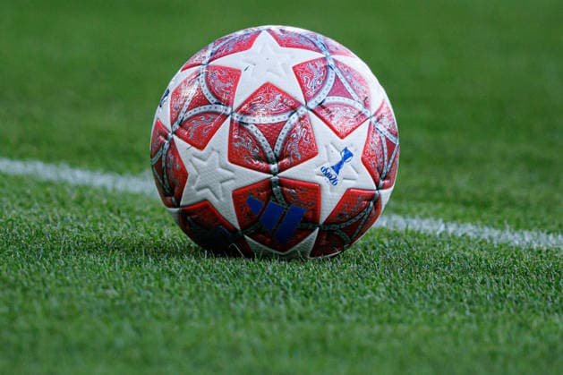 Official ball seen during the OL Lyonnes Official Training Session before UEFA Womens Champions League 2026 final (Maciej Rogowski Ball Raw Images) Oslo Ullevaal Stadion Norway Copyright: xMaciejxRogowskix maciejrogowski_22_05_2026_lyoness-106