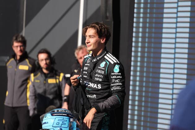 RECORD DATE NOT STATED 22nd May 2026; Circuit Gilles Villeneuve, Montreal, Quebec, Canada; 2026 FIA Formula 1 Canadian Grand Prix, Free Practice Day; George Russell (63) of Great Britain and Mercedes-AMG PETRONAS Formula One Team pole winner for the Sprint Race ArtxVega