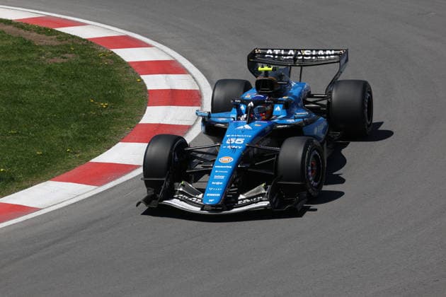 RECORD DATE NOT STATED 22nd May 2026; Circuit Gilles Villeneuve, Montreal, Quebec, Canada; 2026 FIA Formula 1 Canadian Grand Prix, Free Practice Day; Carlos Sainz (55) of Spain and Atlassian Williams F1 Team at turn 10 ArtxVega