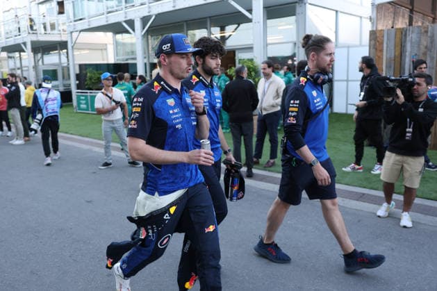 RECORD DATE NOT STATED 22nd May 2026; Circuit Gilles Villeneuve, Montreal, Quebec, Canada; 2026 FIA Formula 1 Canadian Grand Prix, Free Practice Day; Max Verstappen (3) of the Netherlands and Oracle Red Bull Racing walks at the paddock after Sprint Qualifying ArtxVega