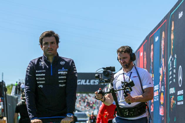 ENGINES - Formula 1 - Formula 1 AWS Canadian Grand Prix 2026 - Round 7 - Circuit Gilles Villeneuve Photo by IPA ABACAPRESS.COM84984035 - (55) Carlos Sainz Jr (ESP) - Atlassian Williams F1 Team - Williams FW48 - Mercedes during the Free Practice of Formula 1 AWS Canadian Grand Prix 2026 at Circuit Gilles Villeneuve in Montreal, Canada. Round 7 of the 2026 FIA Formula One World Championship, WM, Weltmeisterschaft held May 22-24, 2026. The Circuit Gilles Villeneuve on Ile Notre-Dame in Montreal, named after the legendary Ferrari driver, hosts the Sprint format for the seventh round. This event weekend features the F1 Sprint format, with a Sprint Shootout and Sprint Race in addition to the standard qualifying session and Grand Prix. during Formula 1 AWS Canadian Grand Prix 2026 - Round 7 - Circuit Gilles Villeneuve, Formula 1 Championship in , , May 22 2026  Copyright: xIPAxSport ABACAx