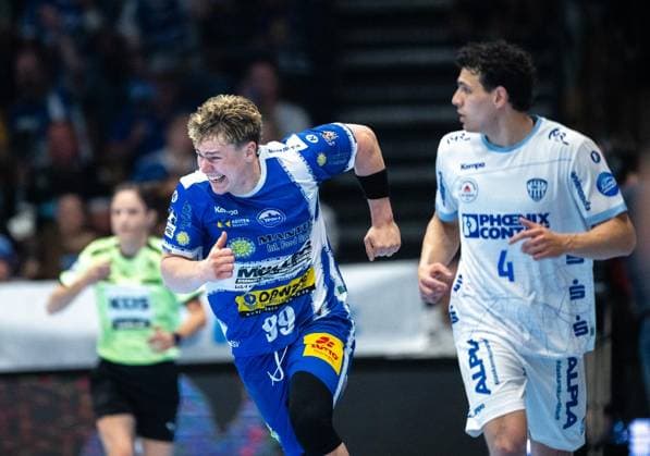 DAIKIN HBL HANDBALL HERREN 1. BL 32. SPIELTAG THSV EISENACH - TBV LEMGO LIPPE ** NUR FÜR REDAKTIONELLE ZWECKE ** EDITORIAL USE ONLY **<p>22 05 2026-Eisenach: DAIKIN HBL Handball 1. Bundesliga Herren Saison 2025 - 2026 32. Spieltag Werner Assmann Halle ThSV Eisenach - TBV Lemgo Lippe im Foto: Tillman Leu 99 (ThSV Eisenach) ( Deutschland Thüringen Eisenach Copyright: SaschaxFromm
