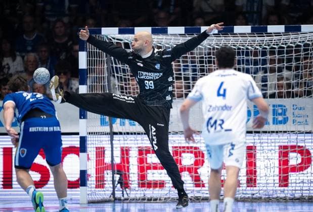 DAIKIN HBL HANDBALL HERREN 1. BL 32. SPIELTAG THSV EISENACH - TBV LEMGO LIPPE ** NUR FÜR REDAKTIONELLE ZWECKE ** EDITORIAL USE ONLY **<p>22 05 2026-Eisenach: DAIKIN HBL Handball 1. Bundesliga Herren Saison 2025 - 2026 32. Spieltag Werner Assmann Halle ThSV Eisenach - TBV Lemgo Lippe im Foto: Tillman Leu 99 (ThSV Eisenach) ( Deutschland Thüringen Eisenach Copyright: SaschaxFromm