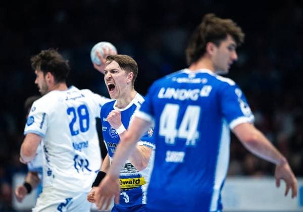 DAIKIN HBL HANDBALL HERREN 1. BL 32. SPIELTAG THSV EISENACH - TBV LEMGO LIPPE ** NUR FÜR REDAKTIONELLE ZWECKE ** EDITORIAL USE ONLY **<p>22 05 2026-Eisenach: DAIKIN HBL Handball 1. Bundesliga Herren Saison 2025 - 2026 32. Spieltag Werner Assmann Halle ThSV Eisenach - TBV Lemgo Lippe im Foto: Oskar Joelsson 3 (ThSV Eisenach) ( Deutschland Thüringen Eisenach Copyright: SaschaxFromm