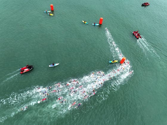 2026 Lianyungang Triathlon Asian Cup Contestants compete in the Excellent Group of the 2026 Lianyungang Triathlon Asian Cup in Lianyungang, Jiangsu Province, China on May 23, 2026. Lianyungang Jiangsu China  Copyright: xCFOTOx i1779547963951