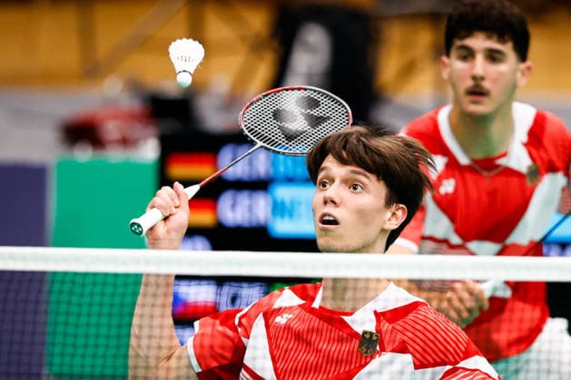 BADMINTON - Austrian Open GRAZ,AUSTRIA,23.MAY.26 - BADMINTON - Austrian Open. Image shows Kenneth Neumann (GER).  GEPAxpictures xJamesxDoak