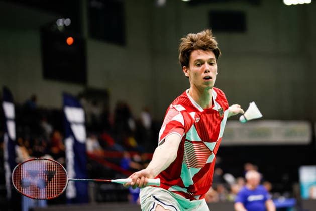 BADMINTON - Austrian Open GRAZ,AUSTRIA,23.MAY.26 - BADMINTON - Austrian Open. Image shows Kenneth Neumann (GER).  GEPAxpictures xJamesxDoak