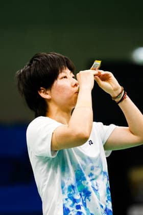 BADMINTON - Austrian Open GRAZ,AUSTRIA,23.MAY.26 - BADMINTON - Austrian Open. Image shows Wei Xu (AUT).  GEPAxpictures xJamesxDoak