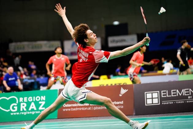 BADMINTON - Austrian Open GRAZ,AUSTRIA,23.MAY.26 - BADMINTON - Austrian Open. Image shows Kenneth Neumann (GER).  GEPAxpictures xJamesxDoak